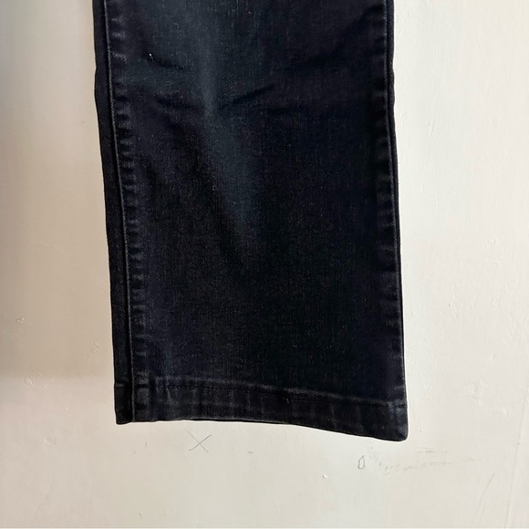 NYDJ Marilyn Straight Jeans Midrise Lift X Tuck Technology Size 12P Black - Picture 8 of 8